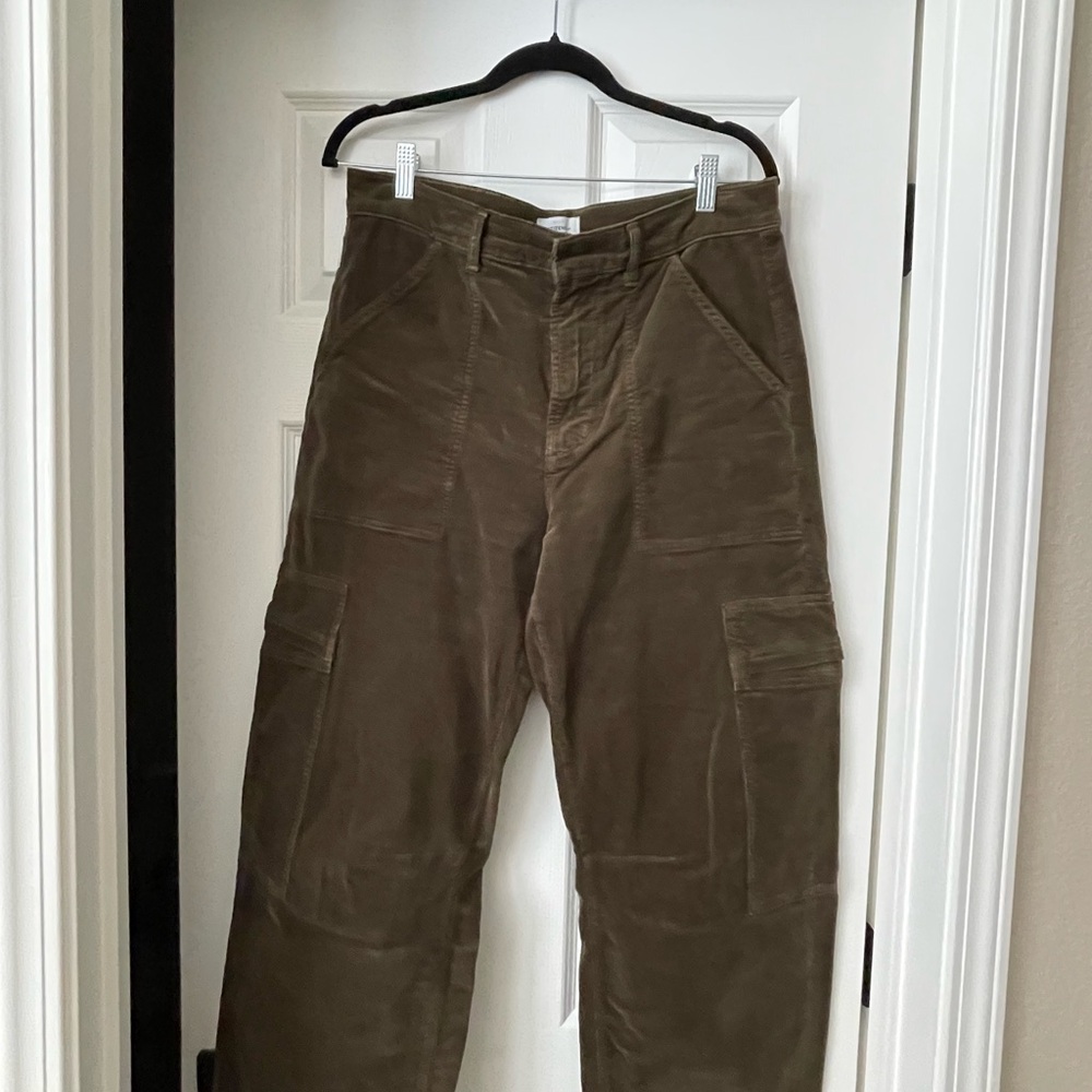 Citizens of Humanity Marcelle low rise barrel corduroy cargo